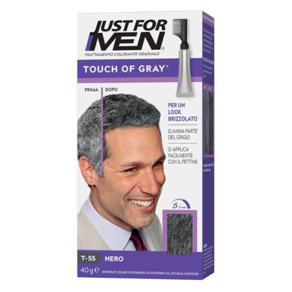 Just for Men Just for Men toque de gris t55 negro. 40gr