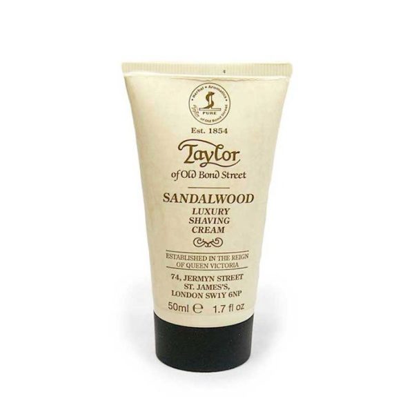 Taylor Of Old Bond Street crema de afeitar tubo sándalo 50ml