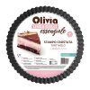 Molde para tarta acero pintado antiadherente 28×5,5 cm