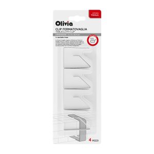 250728 model1 Pinzas para mantel con resorte de acero inoxidable 5x4x0,9 cm juego de 4