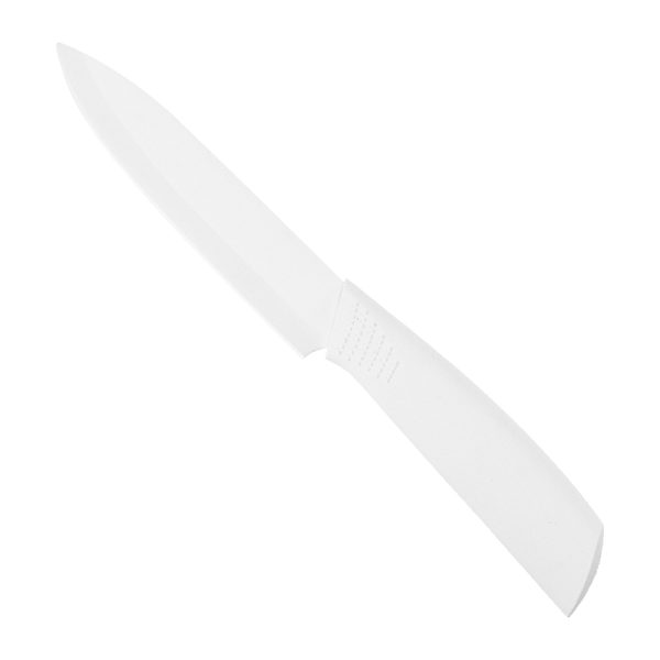 Cuchillo de cocina cerámico blanco hoja 12,7 cm con mango de PVC