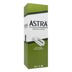 100 hojas de afeitar Astra Superior Platino