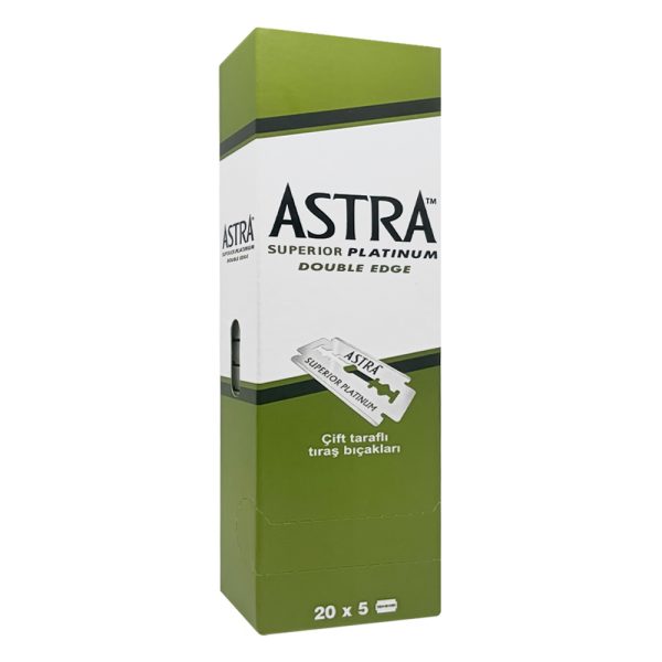 100 hojas de afeitar Astra Superior Platino