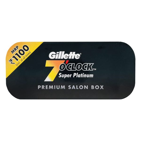 100-lamette-barba-7-o-clock-super-platimun-gillette.jpg 100 hojas de afeitar Gillette 7 O clock Super Platinum