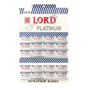 100 hojas de afeitar de doble filo Lord Platinum