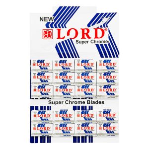 100 hojas de afeitar de doble filo Lord Super Chrome