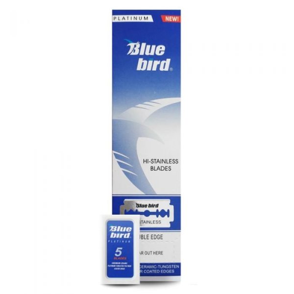 100 Hojas de Afeitar Derby Bluebird Platino