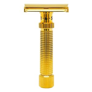 101G-rasoio-sicurezza-rex-supply.jpg Maquinilla de afeitar Rex ajustable Ambassador Gold – RSC-101G