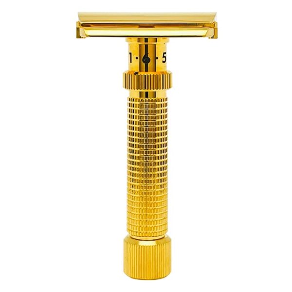 101G-rasoio-sicurezza-rex-supply.jpg Maquinilla de afeitar Rex ajustable Ambassador Gold – RSC-101G