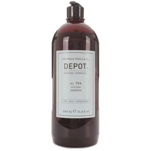 104_1000.jpg Depot 104 champú capilar específico para cabellos grises, blancos y deco 1000ml