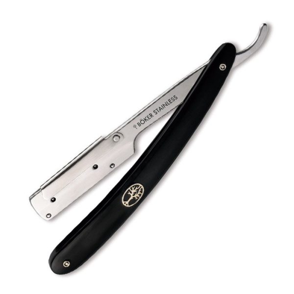 140907_700_BARBERETTE.jpg Boker barberette hoja cambiable navaja de afeitar mango negro