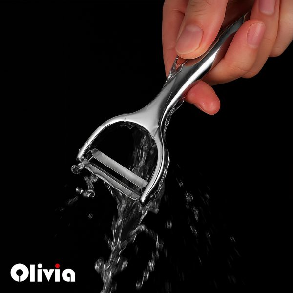 15463_pelaverdure-professionale-in-acciaio-inox-17cm-con-lama-rotante-da-65cm_3.jpg Pelador de verduras profesional acero inoxidable 17 cm con hoja giratoria de 6,5 cm