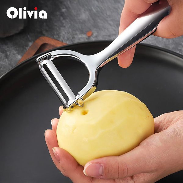 15463_pelaverdure-professionale-in-acciaio-inox-17cm-con-lama-rotante-da-65cm_4.jpg Pelador de verduras profesional acero inoxidable 17 cm con hoja giratoria de 6,5 cm