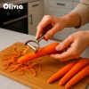 15463_pelaverdure-professionale-in-acciaio-inox-17cm-con-lama-rotante-da-65cm_5.jpg Pelador de verduras profesional acero inoxidable 17 cm con hoja giratoria de 6,5 cm