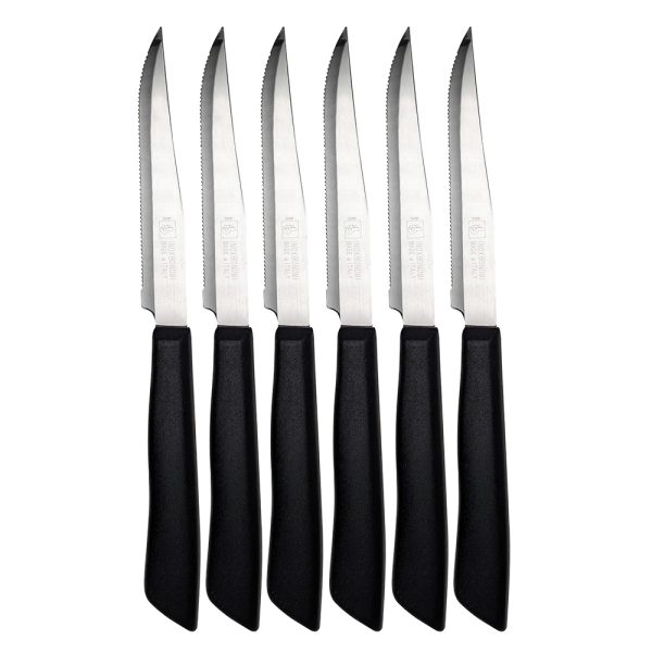 21176_coltello-bistecca-seghettato-in-acciaio-inox-6-pezzi-made-in-italy_7.jpg Juego de 6 cuchillos para carne dentados en acero inoxidable Made in Italy