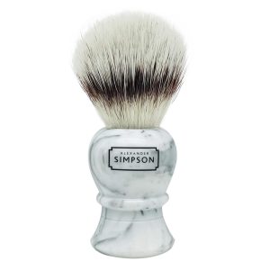 2190SL1-Simpson-pennello-da-barba-sintetico-da-viaggio-Islington-Faux-Italian-Marble-Grey-L.jpg Brocha de afeitar Simpson sintética Islington travel Faux Italian Marble Grey L