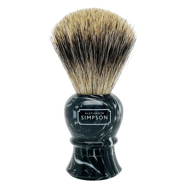 2234BL3-Simpson-pennello-da-barba-pure-badger-da-viaggio-Islington-Faux-Ebony-Marble-L.jpg Brocha de Afeitar Simpson Tejón Puro Islington Faux Ebony Marble L