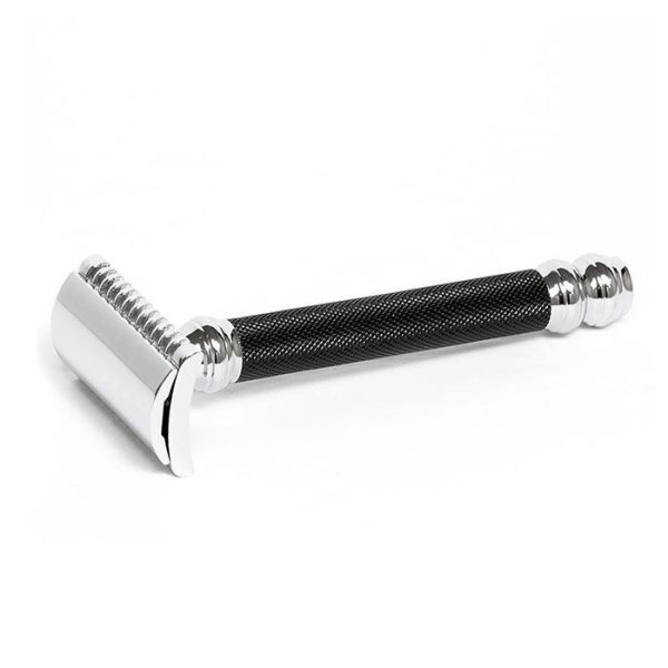 Maquinilla de afeitar Parker 26c negra y cromada