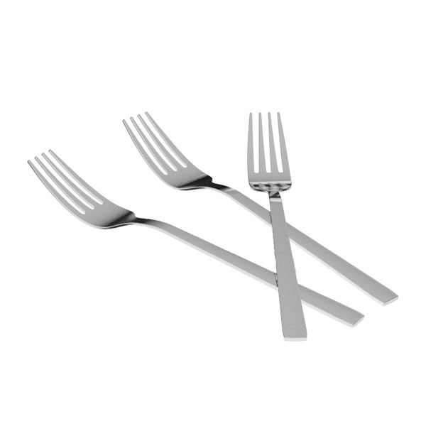 Tenedores de mesa 21 cm en acero inoxidable 18 10 juego de 3