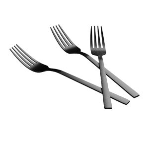 Tenedores de mesa 21 cm en acero inoxidable 18 10 acabado mate juego de 3