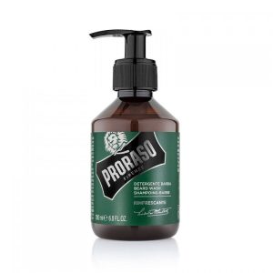 400553_shampoo_rinfrescante.jpg Proraso champú limpiador de barba verde 200ml