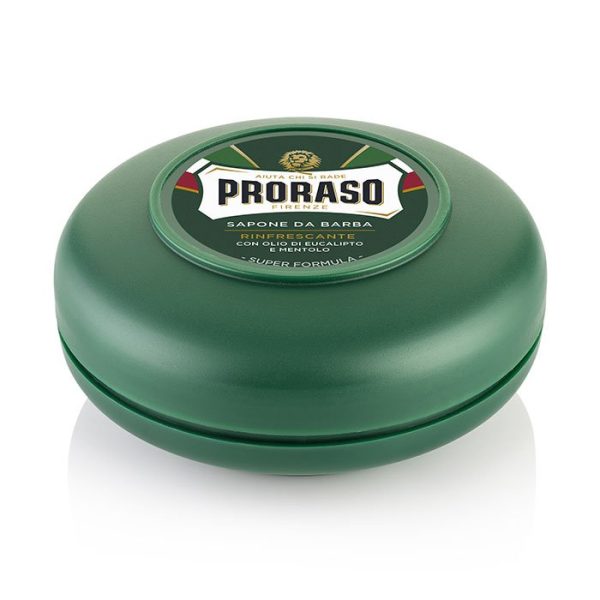400645_75ML.jpg Jabón de afeitar Proraso en bol verde 75ml