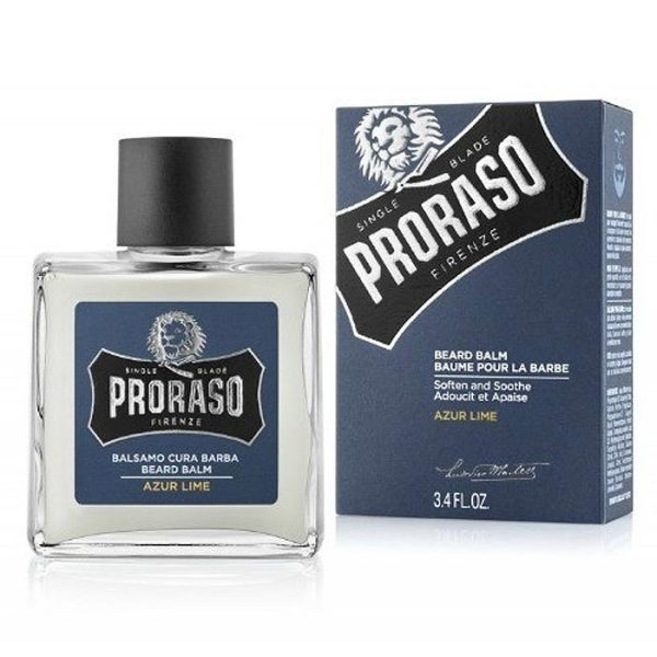 Proraso bálsamo para el cuidado de la barba lima azul 100ml