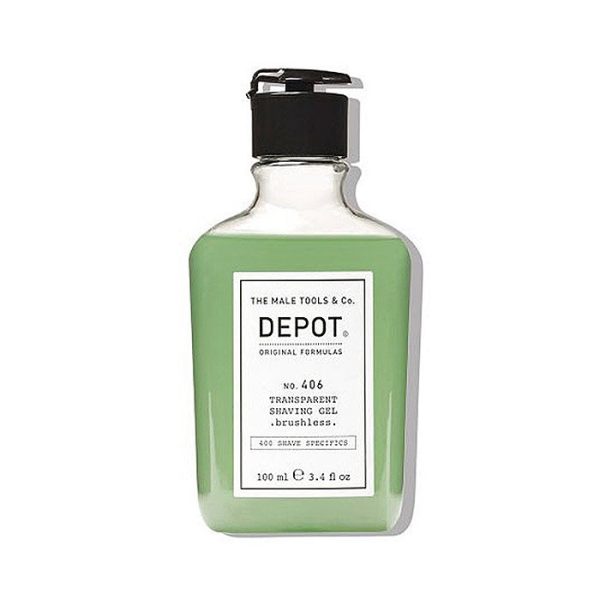 Depot 406 gel de afeitar transparente sin escobillas 100ml