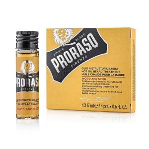 40790_700.jpg Proraso barba aceite caliente madera y especias 4 ampollas de 17ml