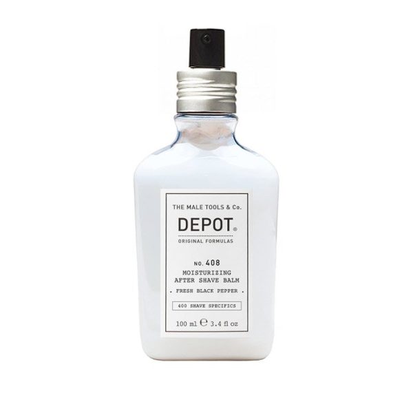 408BLACKPEPPER.jpg Depot 408 bálsamo hidratante para después del afeitado pimienta negra fresca 100ml