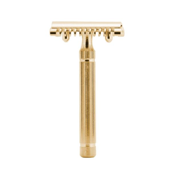 42110.jpg Maquinilla de afeitar Fatip piccolo gold original peine abierto