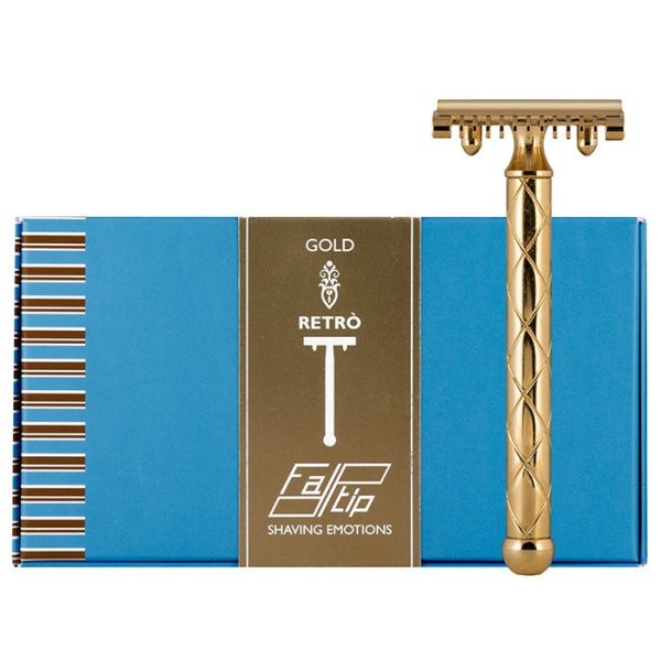 42119_700.jpg Maquinilla de afeitar Fatip retro oro original peine abierto