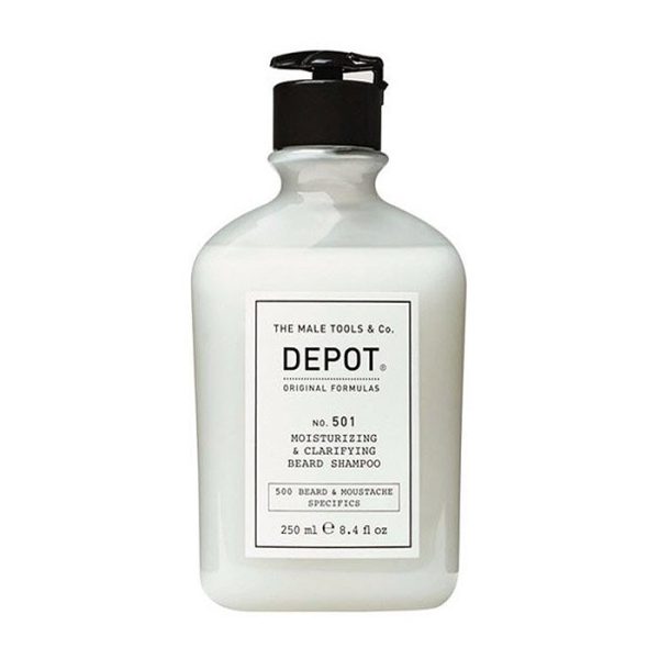 501.jpg Depot 501 champú hidratante y aclarante para barba 250ml
