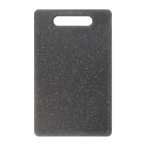 Tabla de cortar cocina resistente a rayones negra en PP 25×15 cm espesor 8 mm