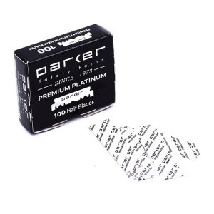 100 hojas de afeitar de un solo filo Parker Premium Platinum