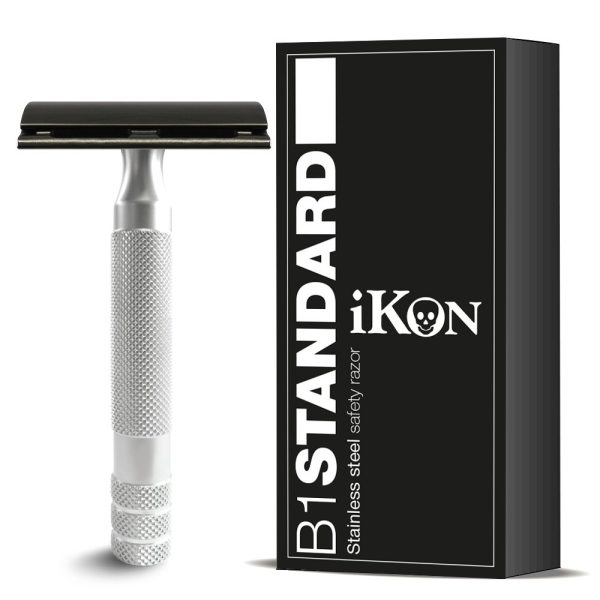 Maquinilla de afeitar iKon b1 estándar acero inoxidable 90mm
