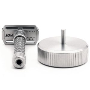BASESTAND_800.jpg Soporte Rex para maquinilla de afeitar de acero inoxidable- 103