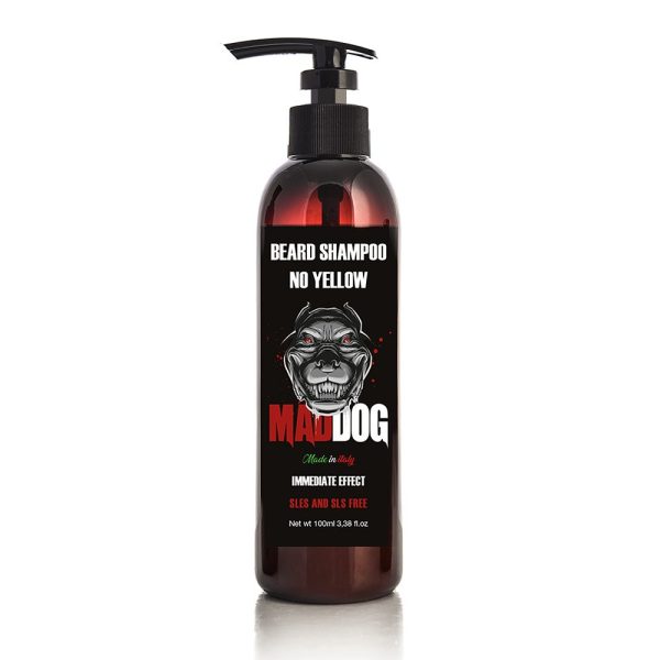 Mad Dog champú para barba no amarillo 100ml
