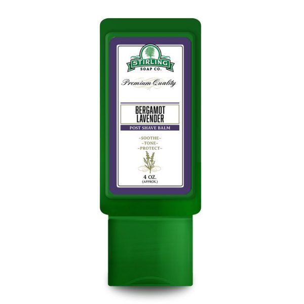 Stirling Soap Company bálsamo para después del afeitado bergamota lavanda 118ml