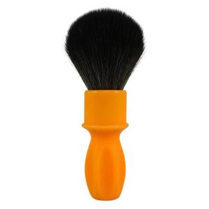 BR400.jpg Brocha de afeitar Razorock sintetica 400 arancio plissoft noir 24mm