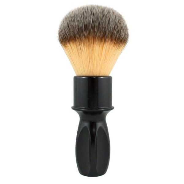 BRGL400.jpg Brocha de afeitar Razorock sintetica 400 negro lucido plissoft noir 24mm
