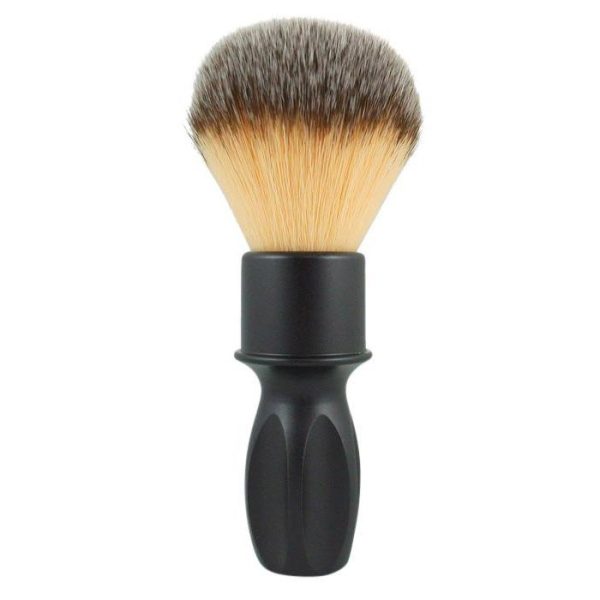 Brocha de afeitar Razorock sintetica 400 negro opaco plissoft noir 24mm