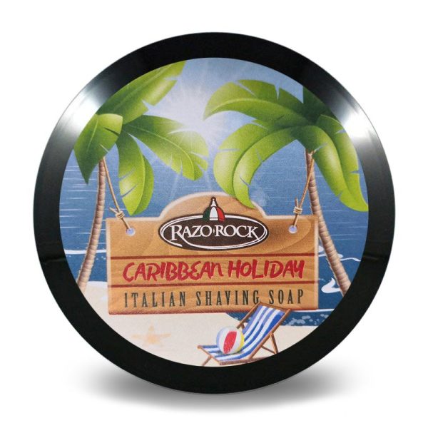 CARIBBEAN.jpg Razorock crema de afeitar vacaciones en el caribe 150ml
