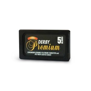 5 lamette da barba Derby Premium Negro