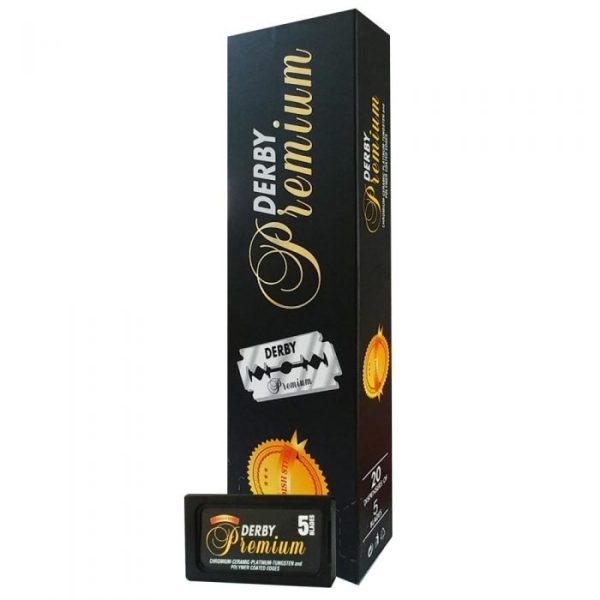 100 hojas de afeitar de doble filo Derby Premium