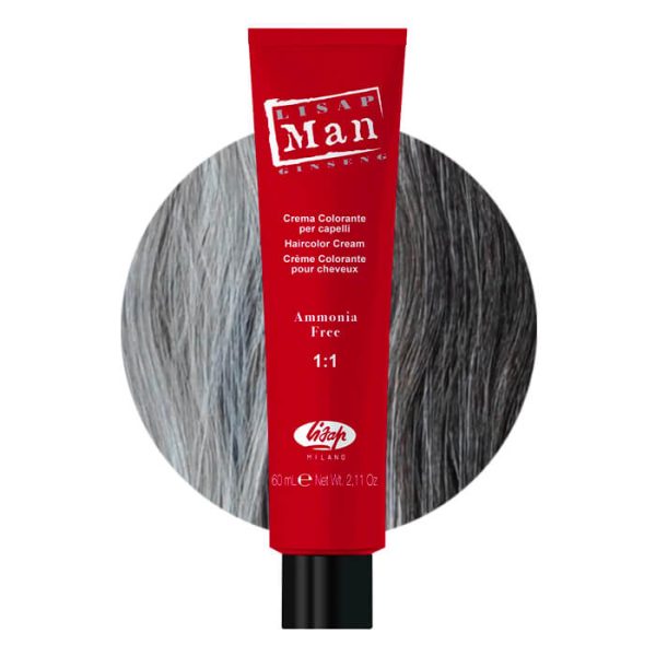 Lisap Man coloración del cabello en crema castaño medio 60ml