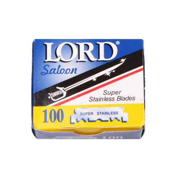 100 Hojas de afeitar de un filo Lord Saloon
