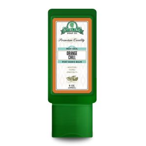 ORANGE_CHILL_BALM.jpg Stirling Soap Company bálsamo para después del afeitado naranja frío 118ml