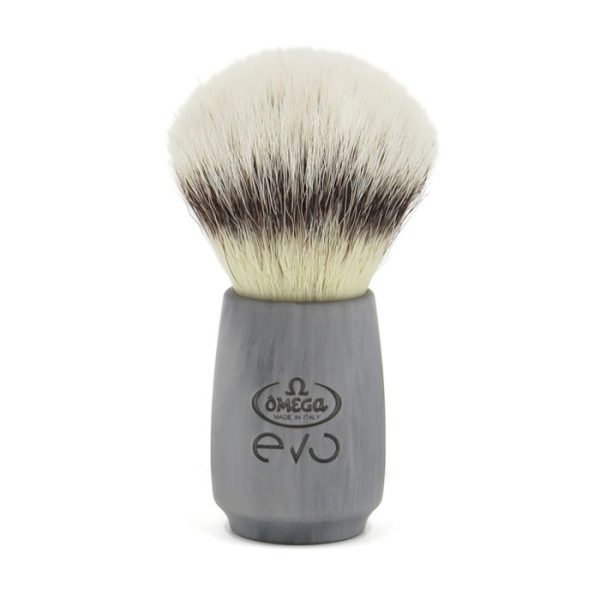 Brocha de afeitar omega evo piedra ovalada