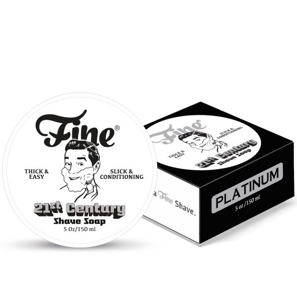 PLATINUM_SHAVINGSOAP.jpg Jabón de Afeitar Platino Fino 150ml